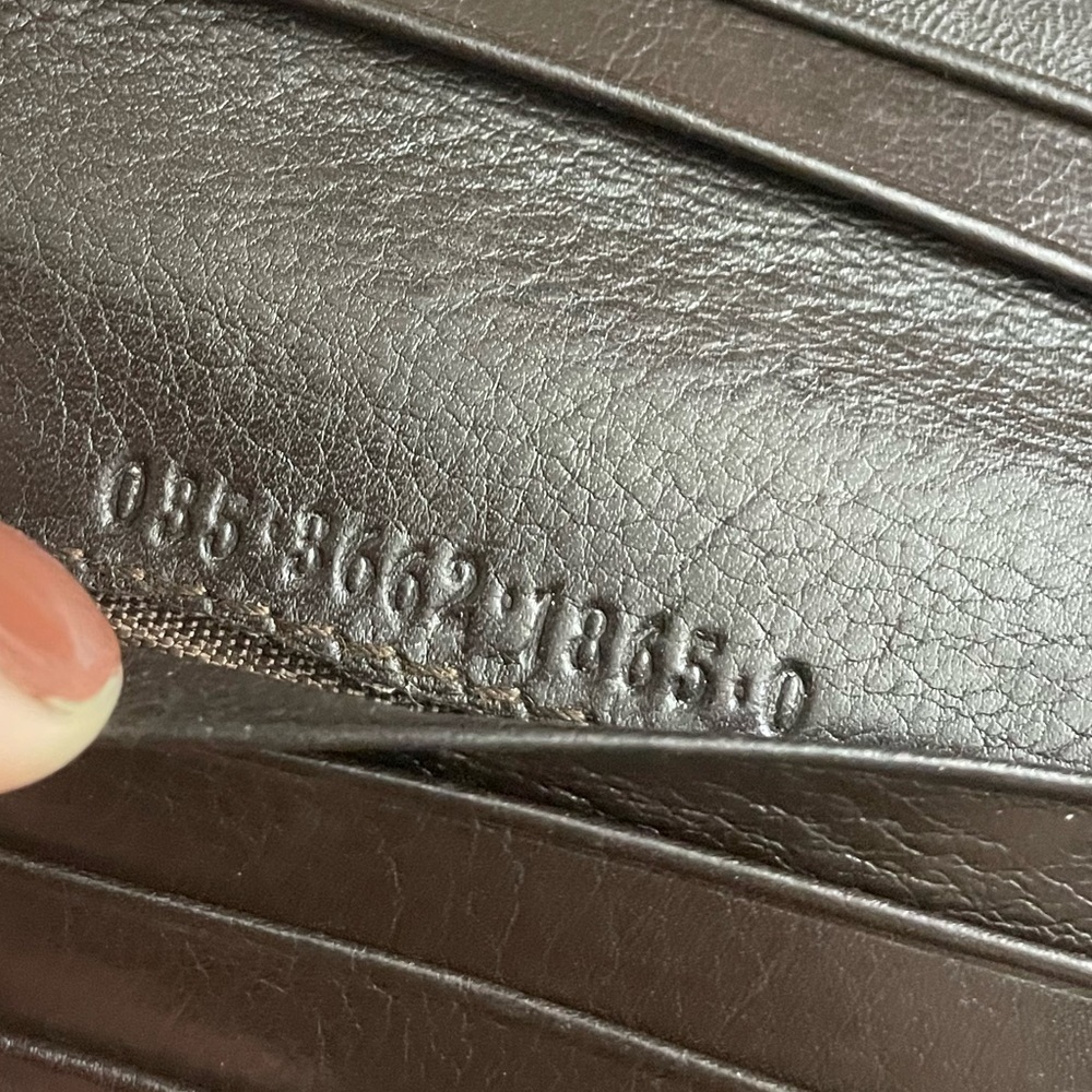 Vintage Gucci Bamboo Leather Brown Bifold Wallet - Picture 11 of 11